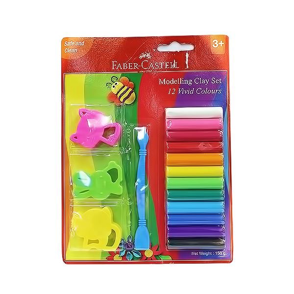 Pâte à modeler Faber Castell 12