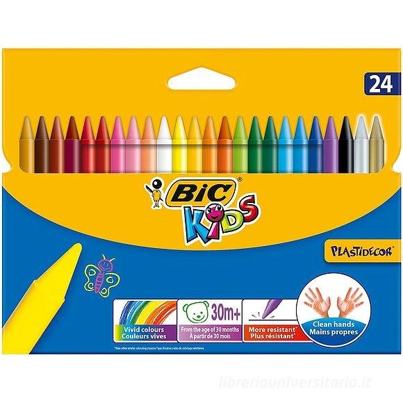 Pack de 24 Crayons de coloriage Plastidecor