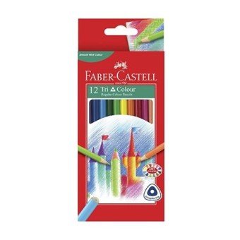 12 Crayon de couleurs Tri Grip 11 58 53 Faber-Castel