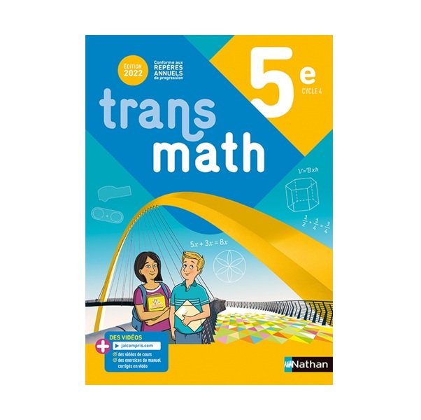 Transmath : 5e : manuel (édition 2022)