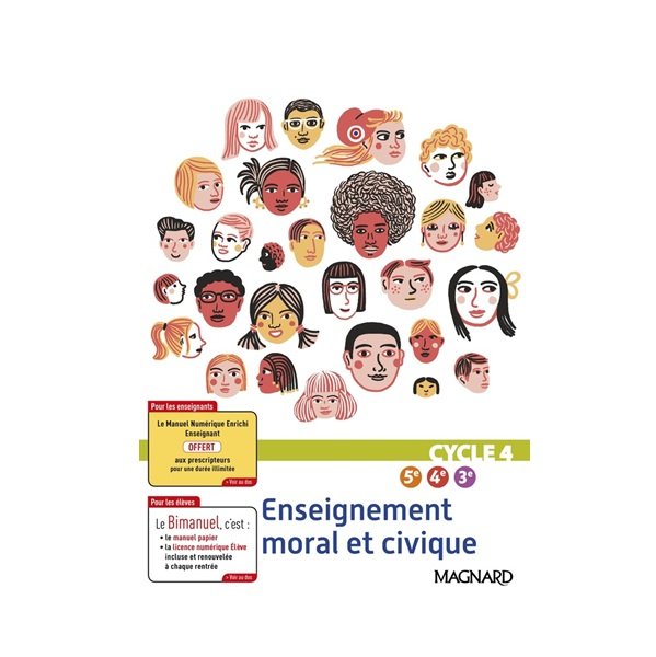 Enseignement moral et civique ; cycle 4 ; 5e, 4e, 3e ; bimanuel