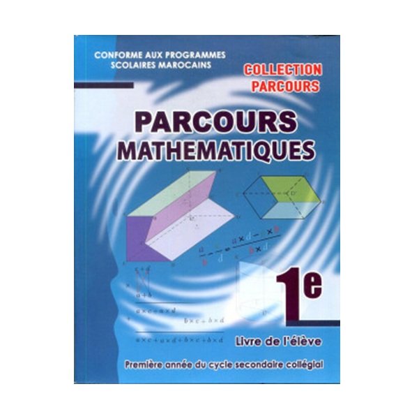 Parcours Mathématiques 1AC Livre de l'élève