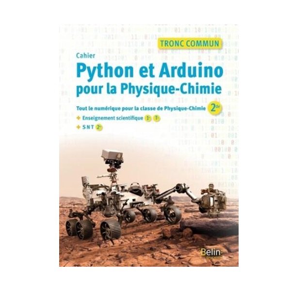 Cahier Python et Arduino pour la physique-Chimie TC 2ed