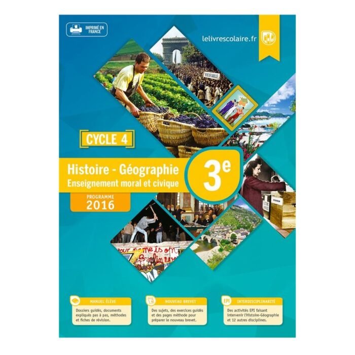 Histoire-géographie-emc ; 3e (édition 2016)