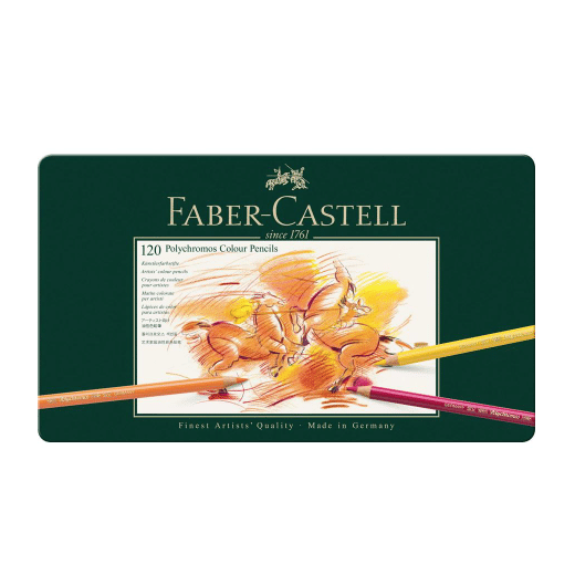 Crayon de couleur Faber-Castell Polychromos, 120 couleurs