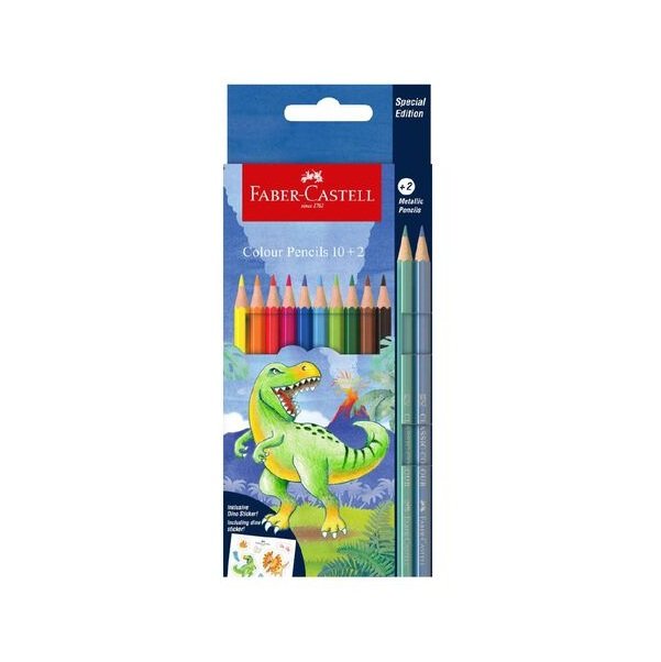 Faber-Castell Dinosaur Coloured Pencils