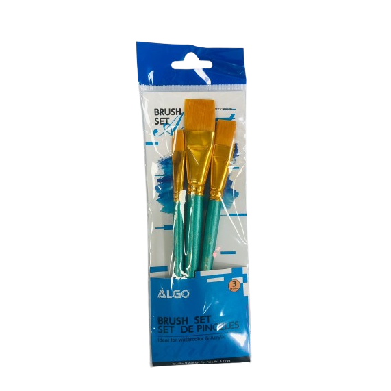 Ensemble de 3 pinceaux algo