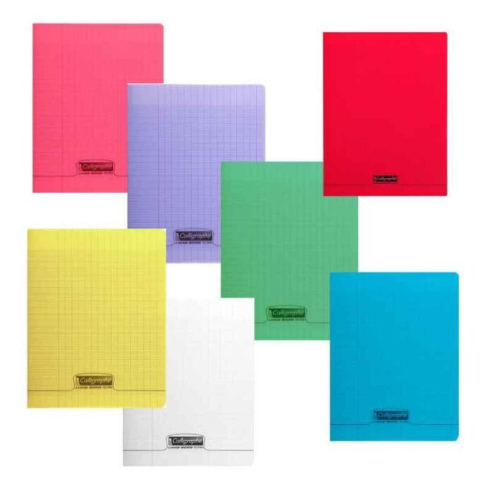 Cahier grand format polypro 100 pages 24*32
