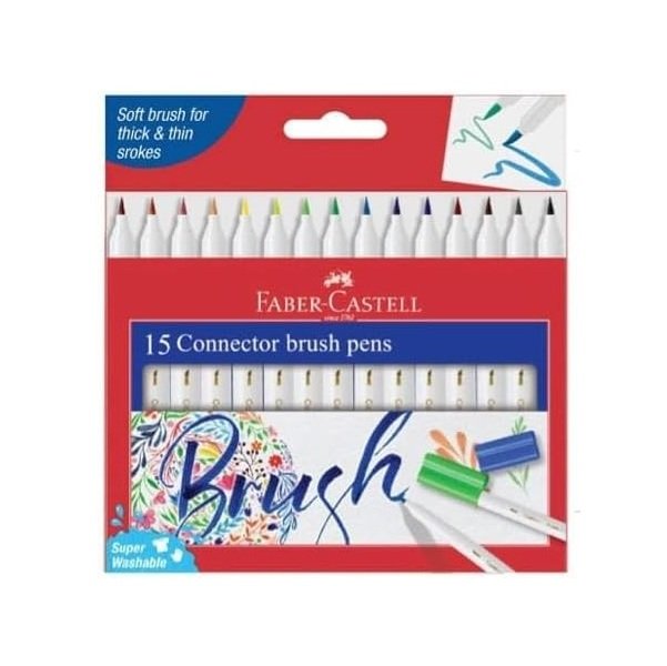 Boite de 15 Feutre Connectors Coloriage Brush