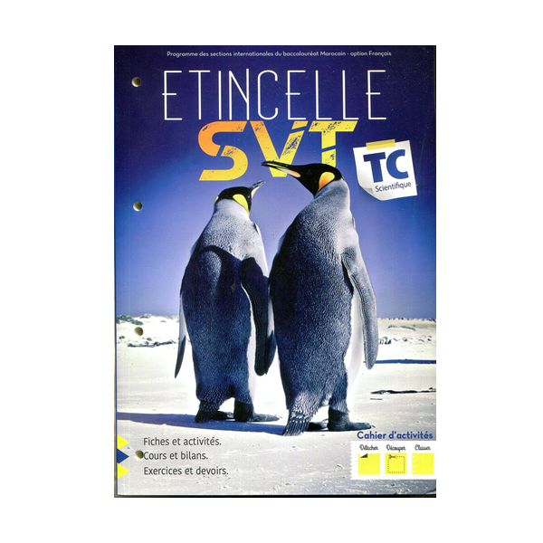 Etincelle SVT TC cahier d'activités 2017