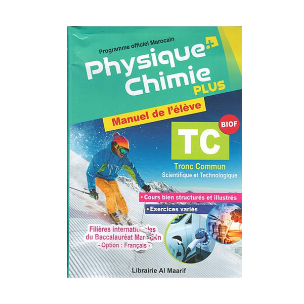 Physique-Chimie Plus Tronc Commun Biof - Manuel