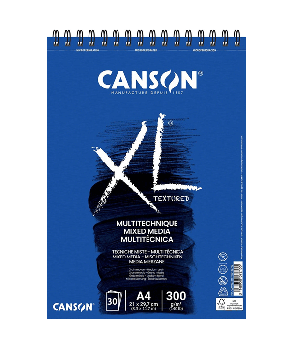 Bloc XL Mixmedia Canson - A4 - 300g - 30 feuilles