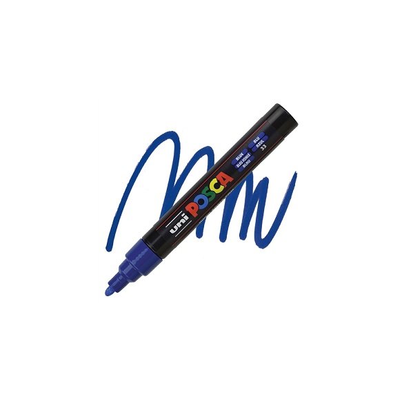 Marqueur peinture Posca 2,5 mm pointe moyenne 5 m bleu