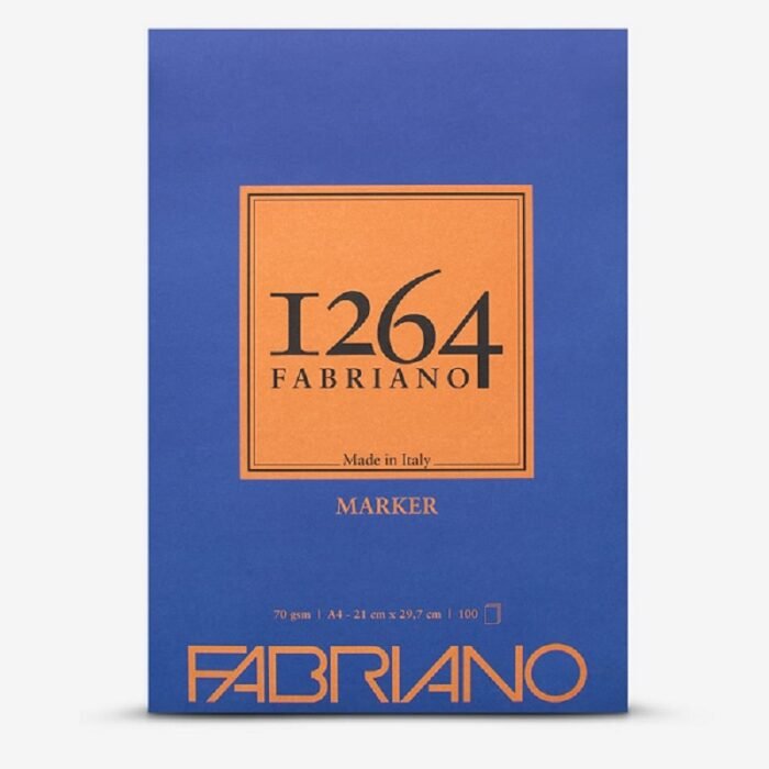 Fabriano : Série 1264 : Bloc marqueur : 70 g/m² : 100 feuilles : A4