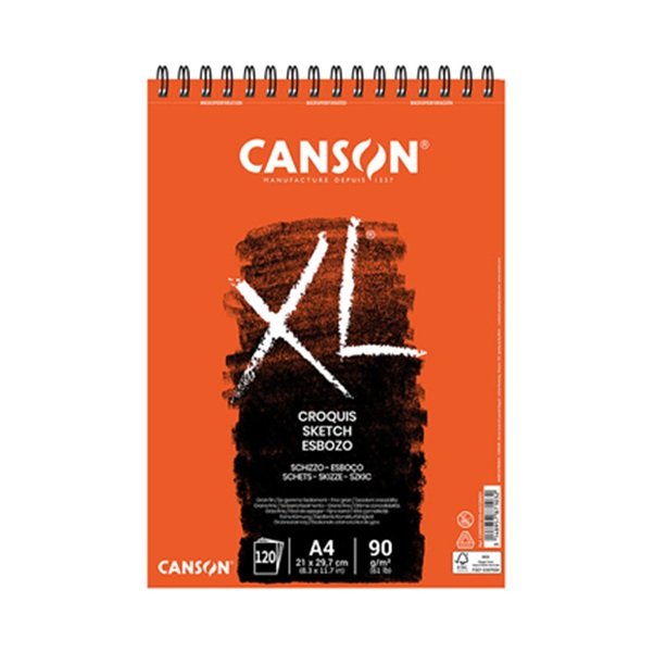 Album XL Croquis - Format A4 - 120 feuilles