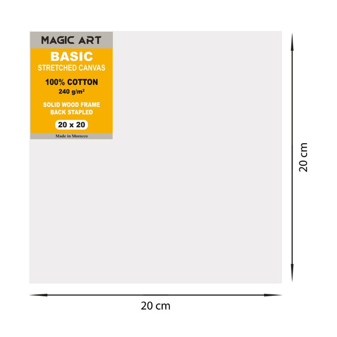 Toile Magic Art Basic 20x20 cm