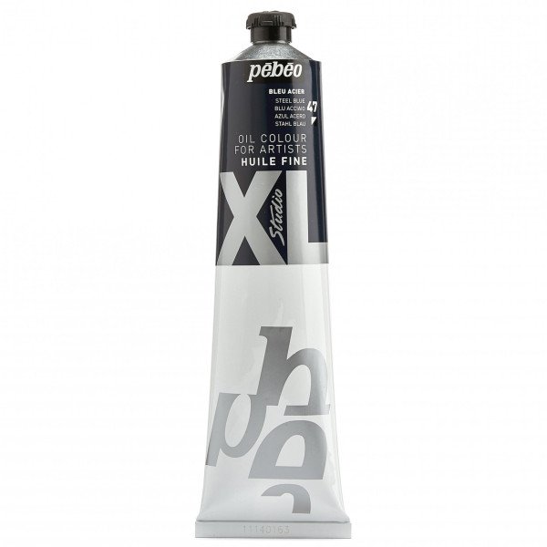 Tube de peinture à l'huile - Fine - Bleu acier - 200ml - Pébéo