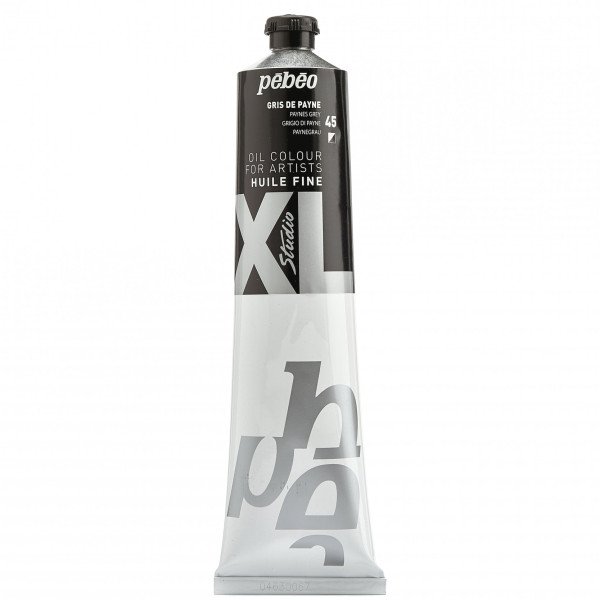 Tube de peinture à l'huile - Fine - Gris de Payne - 200ml - Pébéo