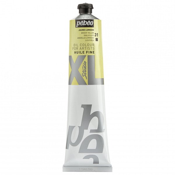 Tube de peinture à l'huile - Fine - Jaune lumière - 200ml - Pébéo