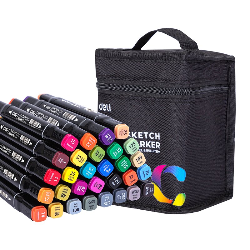 30 SKETCH MARKERS COLOR EMOTION DELI – Image 2